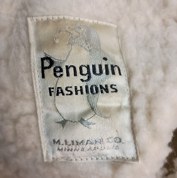 vintage utility chore barn suede warm sherpa winter Brown Jacket size Large - Picture 4 of 13